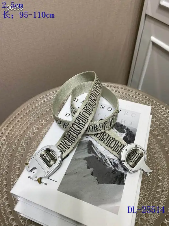 Dior Belt 25mmX95-110cm 8L02